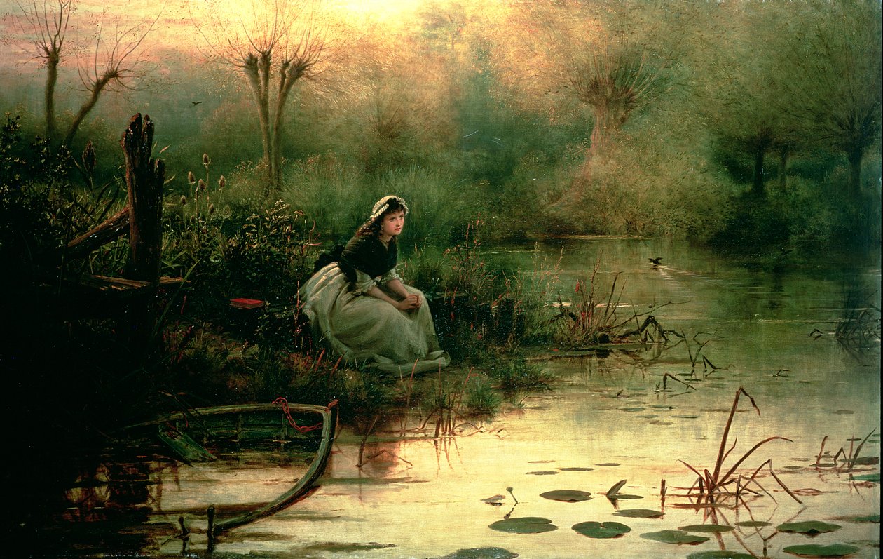 Willow, Willow William Shakespearen (1564-1616) Hamletista tekijältä George Dunlop Leslie