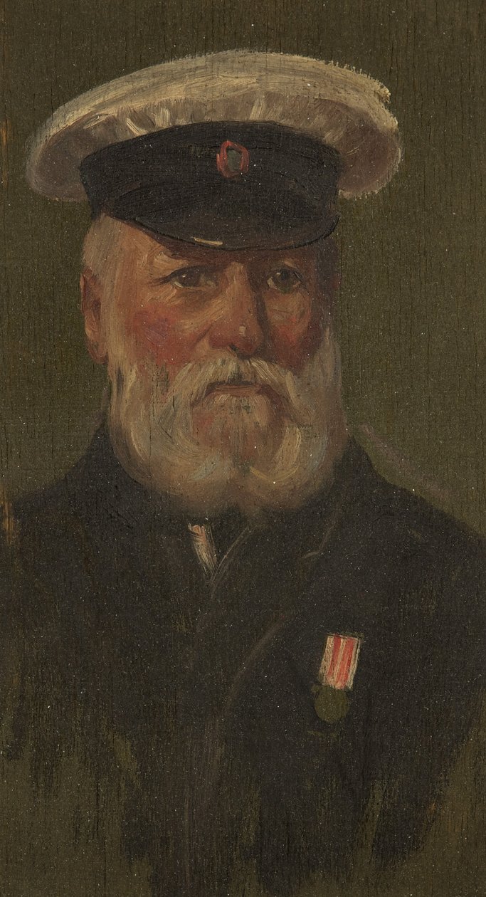 C. Clothierin muotokuva, 6., n. 1920 (öljy paneelille) tekijältä George Edmund Butler