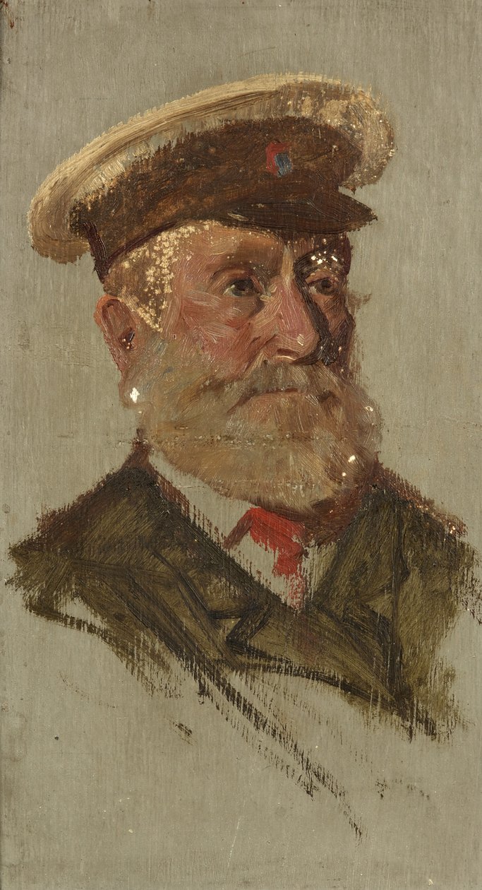 C. Dentin muotokuva, 39., n. 1920 (öljy paneelille) tekijältä George Edmund Butler