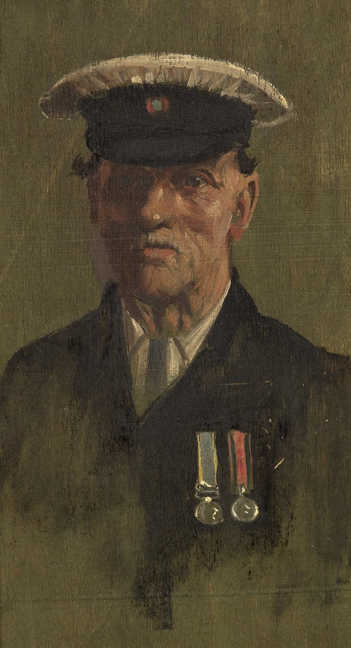 G. Marshmanin muotokuva, 62., n. 1920 (öljy paneelille) tekijältä George Edmund Butler