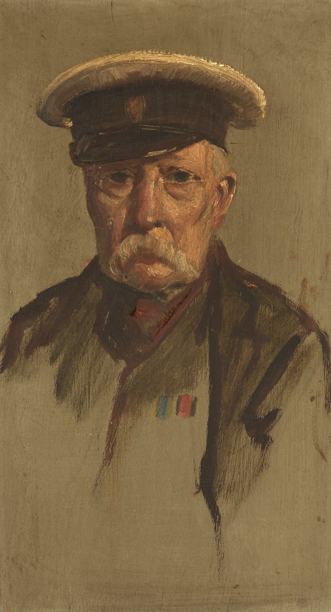 J. Colen muotokuva, 7., c. 1920 (öljy paneelissa) tekijältä George Edmund Butler