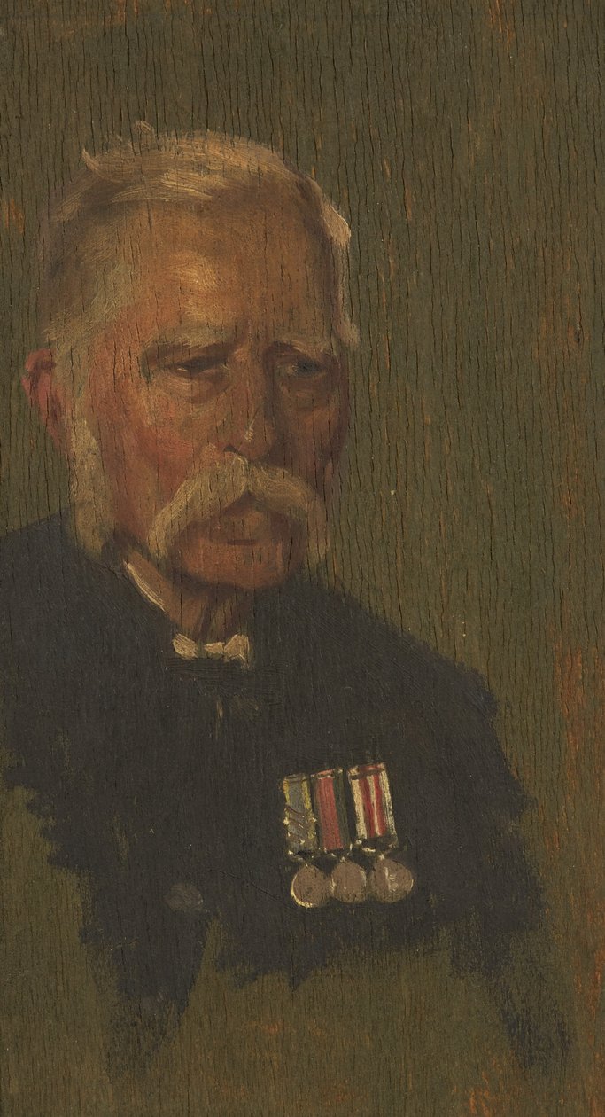 P. Sivun muotokuva, 4., c. 1920 (öljy paneelissa) tekijältä George Edmund Butler
