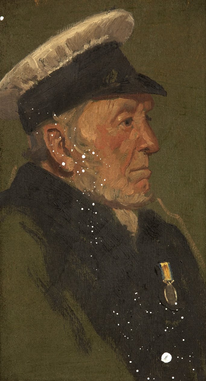 Muotokuva W. Lavingtonista, R.N., n. 1920 (öljy paneelissa) tekijältä George Edmund Butler