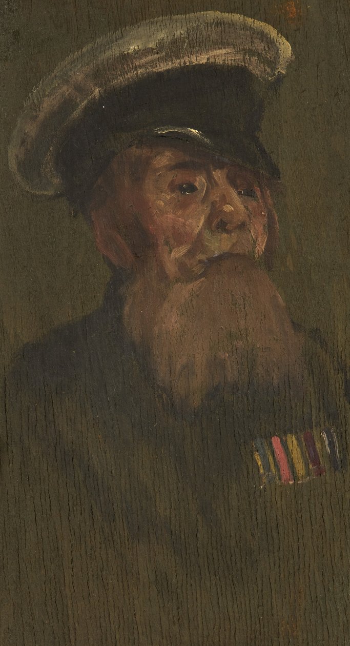 W. Shortin muotokuva, R.M.L.I., n. 1920 (öljy paneelissa) tekijältä George Edmund Butler