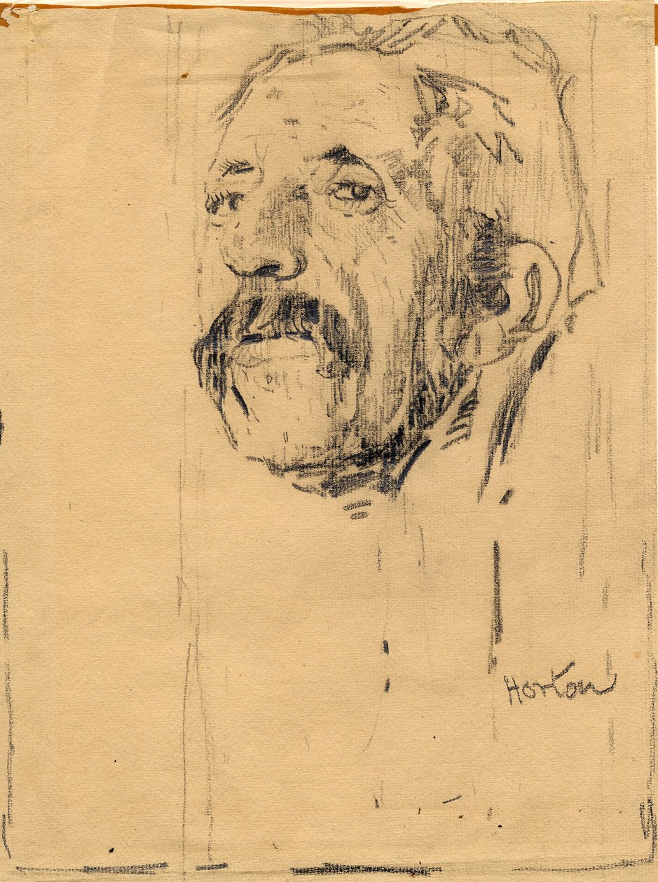 Barrett puutarhuri (kynä paperilla) tekijältä George Edward Horton