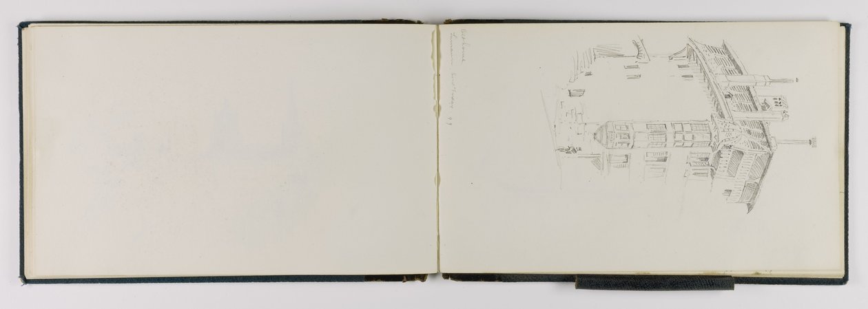 (Luonnoslehti) Vanha talo, Lausanne) tekijältä George Elbert Burr