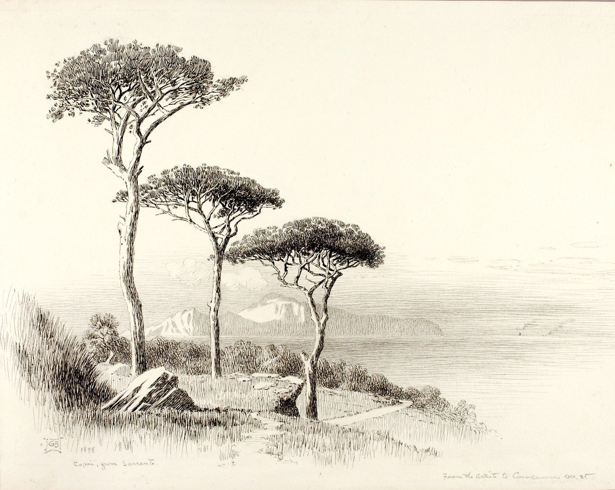 Capri Sorrentosta tekijältä George Elbert Burr