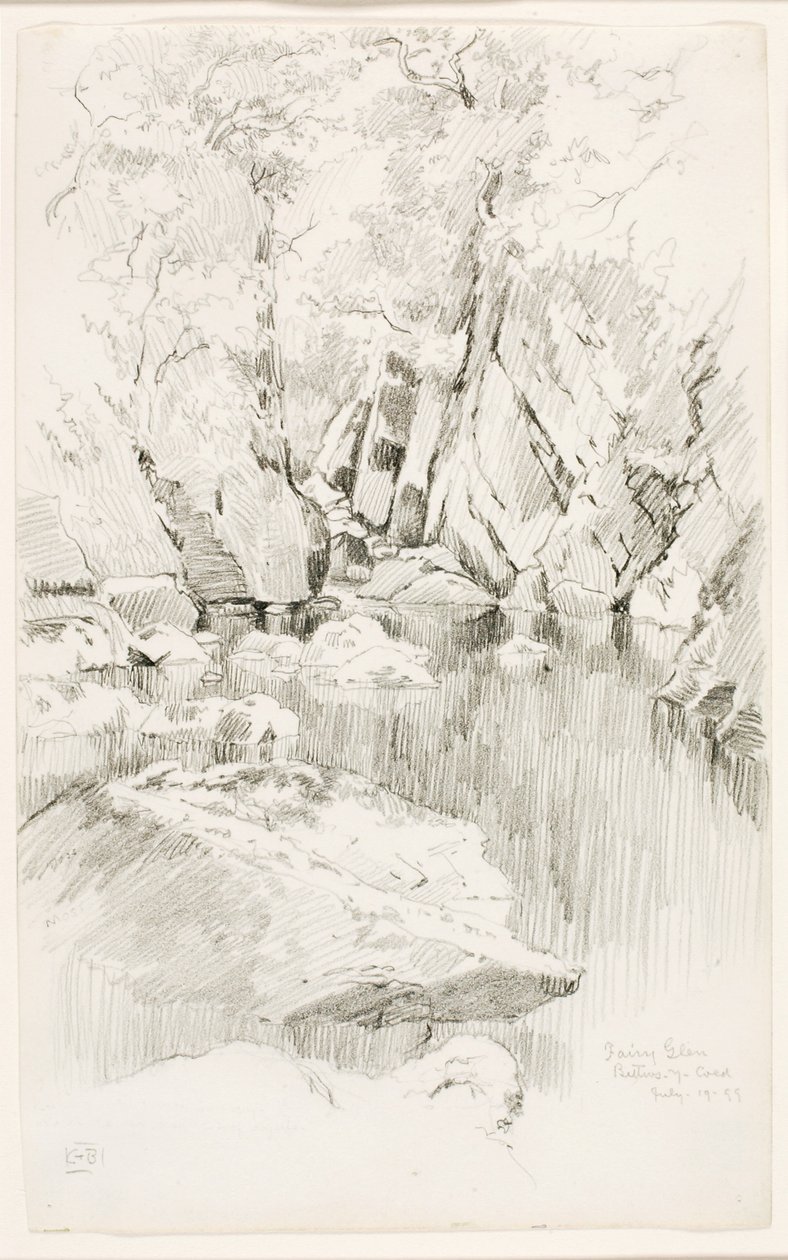 Fairy Glen, Bettws-y-Coed tekijältä George Elbert Burr
