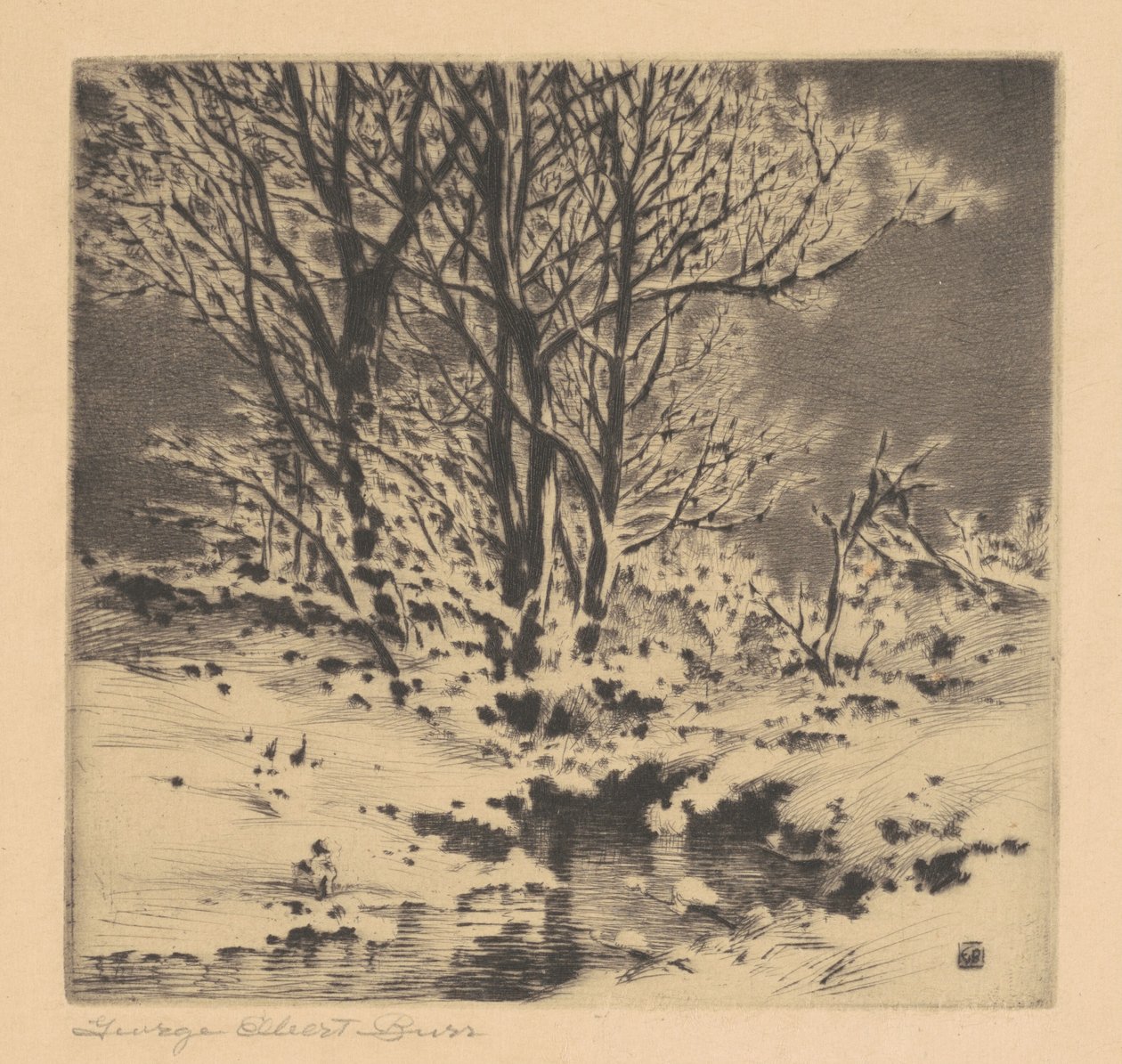 Ensimmäinen lumi (nro 1) tekijältä George Elbert Burr
