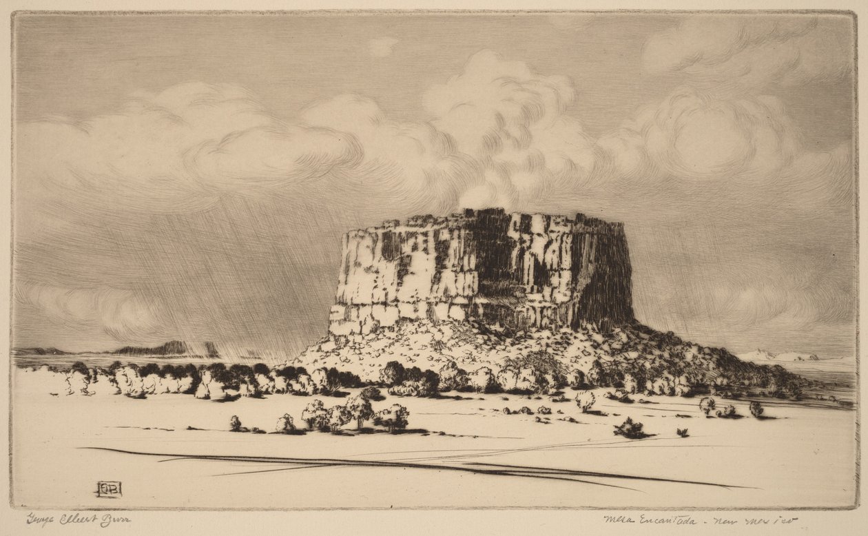 Mesa Encantada, New Mexico (nro 2) tekijältä George Elbert Burr
