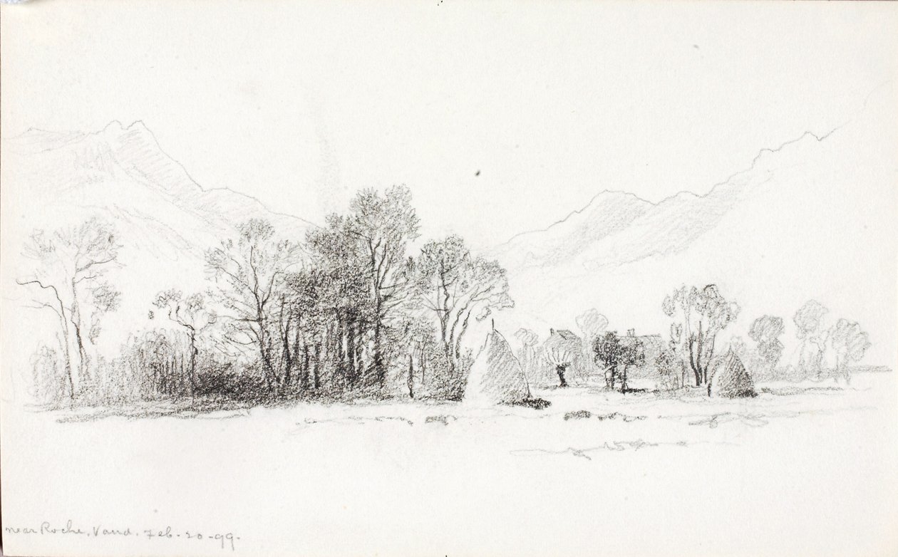 Lähellä Roche, Vaud tekijältä George Elbert Burr