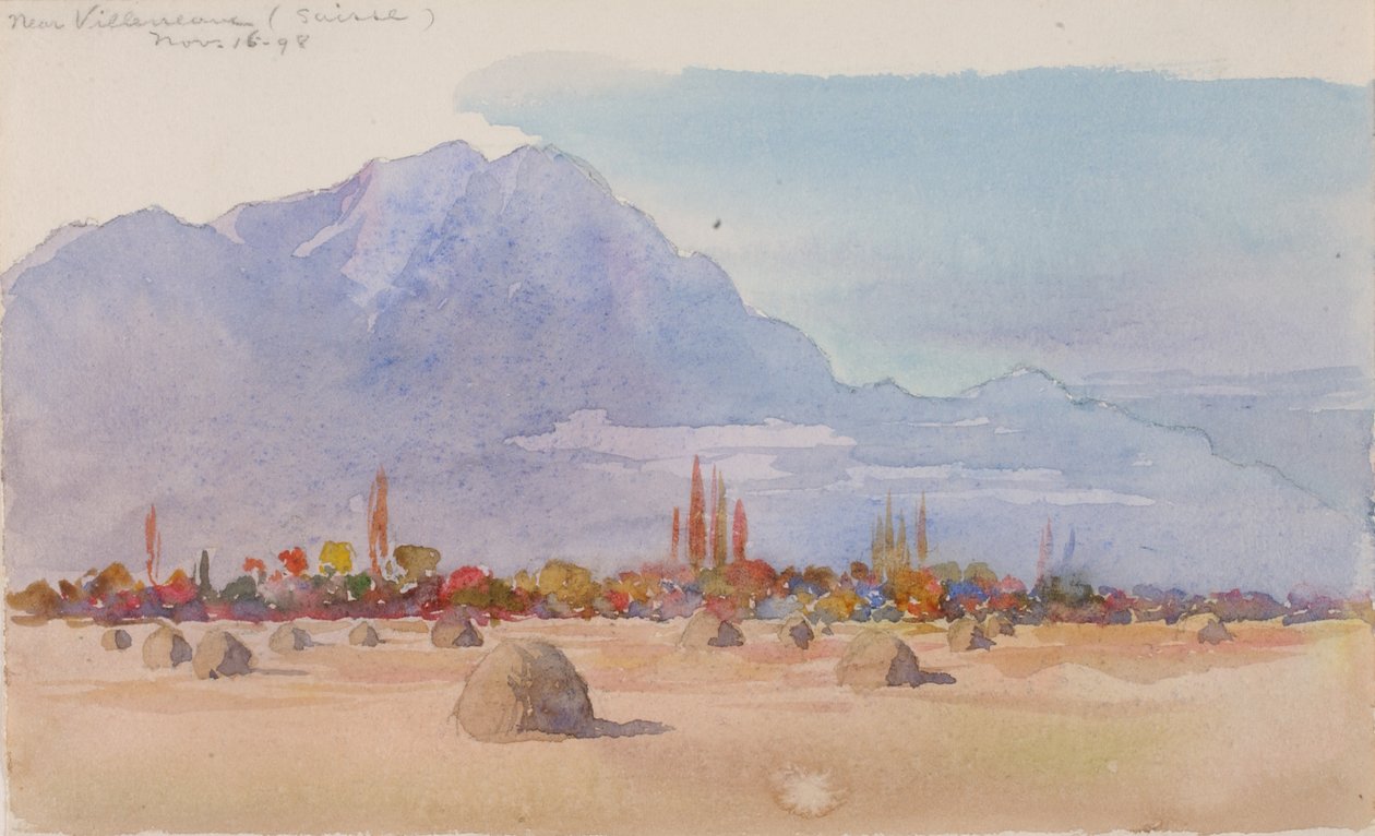Lähellä Villeneuvea, Suisse, 1898. tekijältä George Elbert Burr