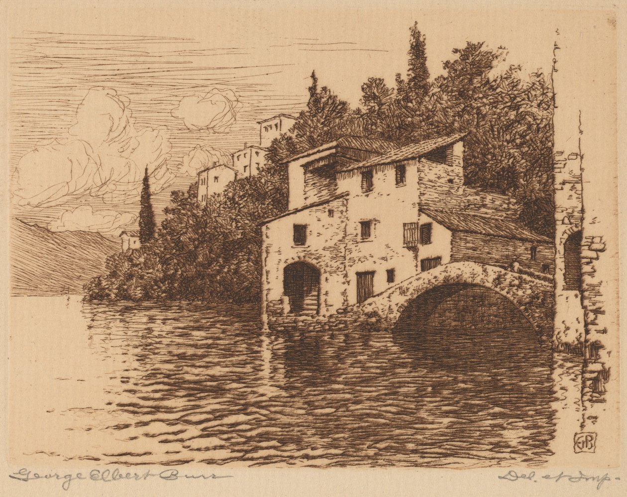 Como-järvellä tekijältä George Elbert Burr