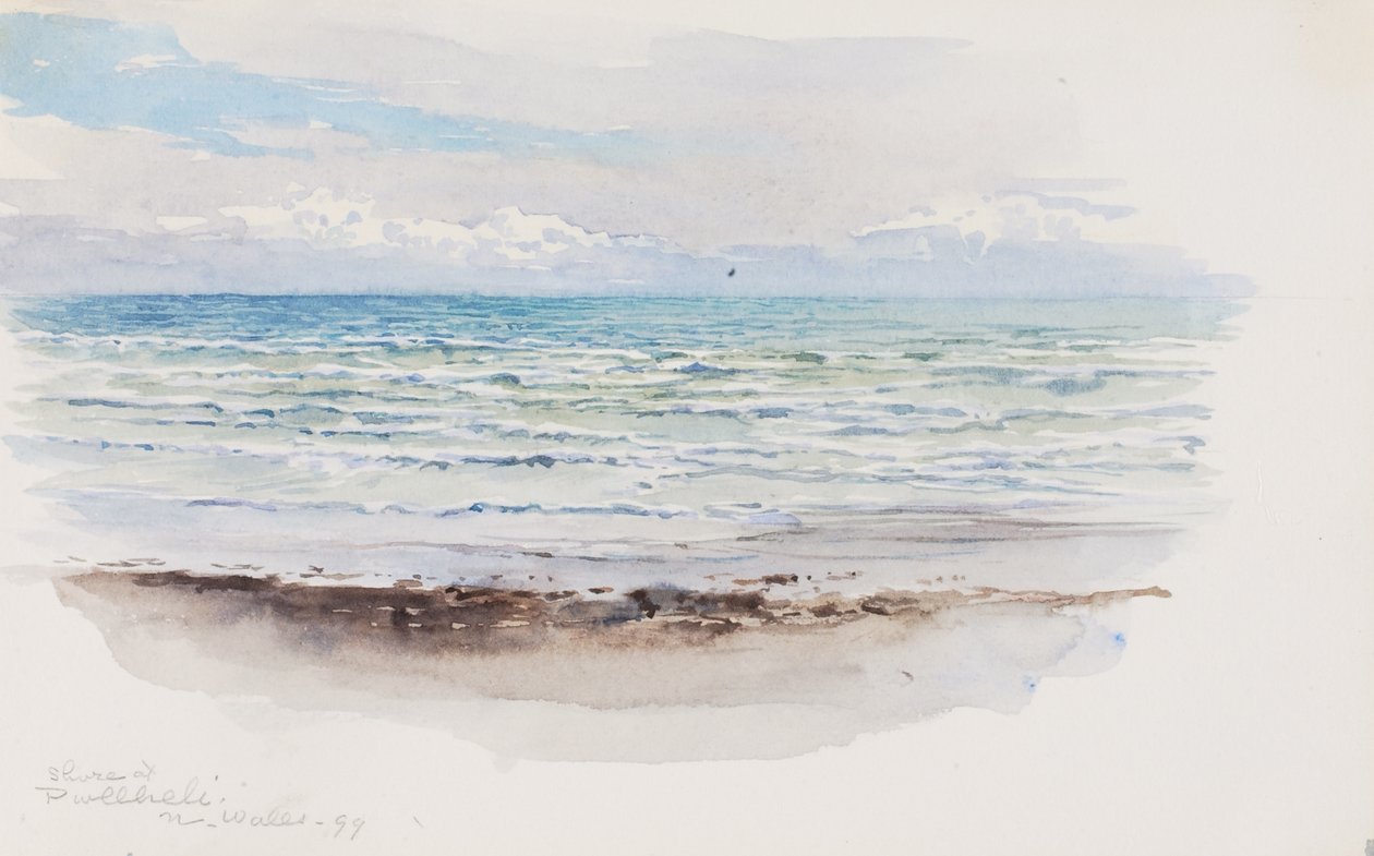 Ranta Pwllhelissä, N. Walesissa, 1899. tekijältä George Elbert Burr