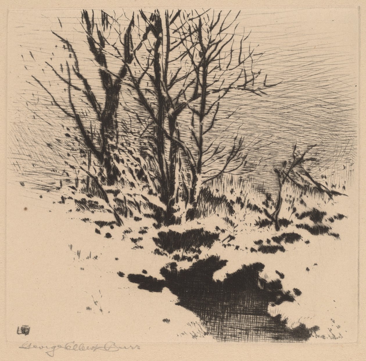 Ensimmäinen lumi (nro 2) tekijältä George Elbert Burr