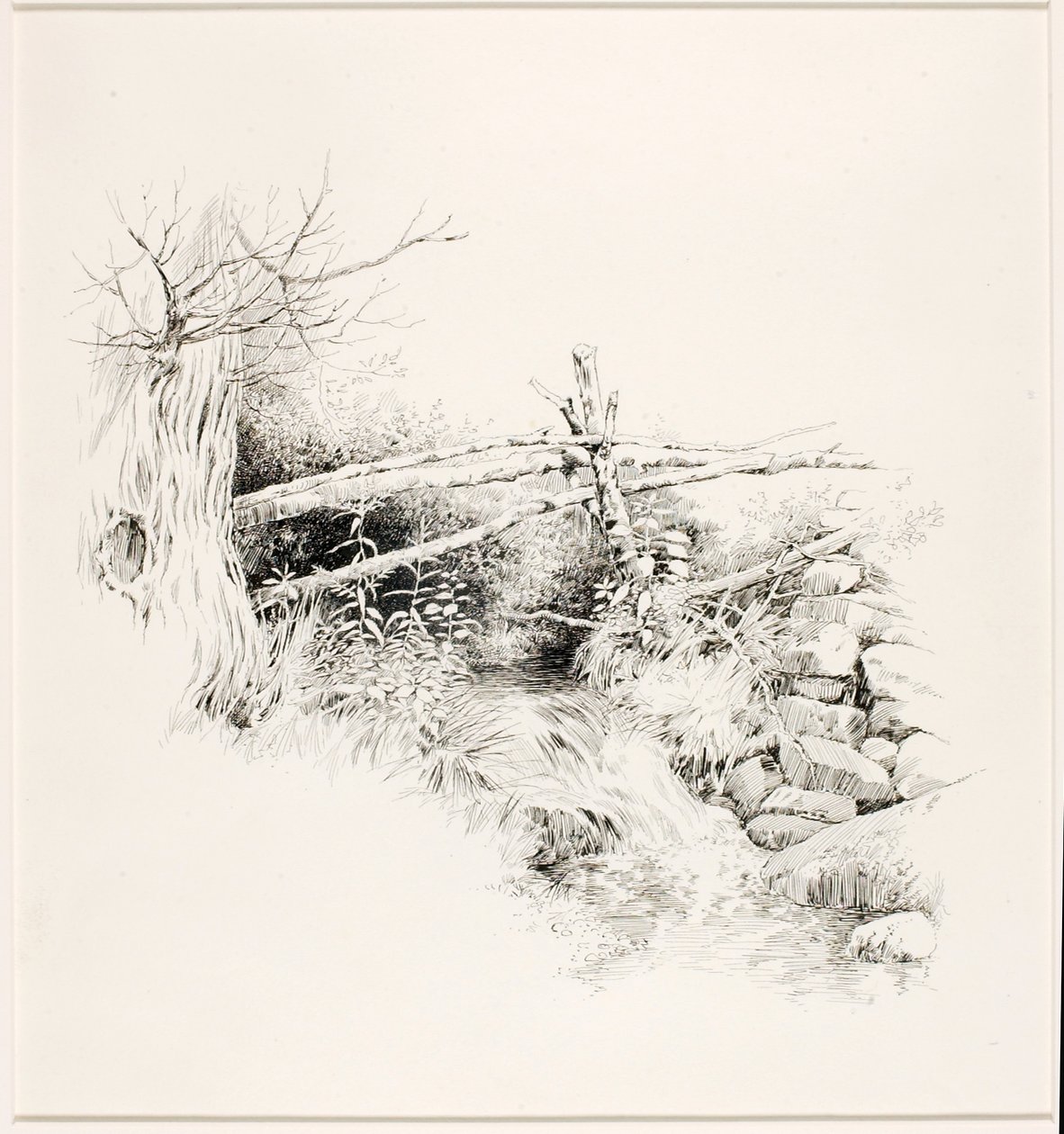 Nimetön (Woodland Stream) tekijältä George Elbert Burr