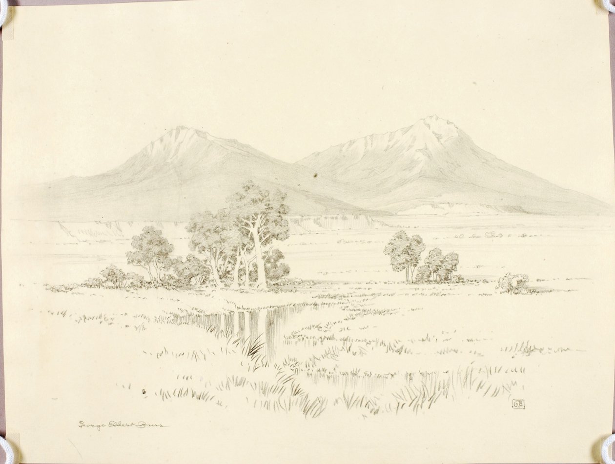 Nimetön (siirtopiirustus Spanish Peaks [nro 2]) tekijältä George Elbert Burr