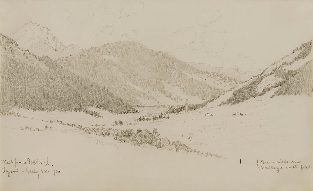West from Toblach, Tirol tekijältä George Elbert Burr
