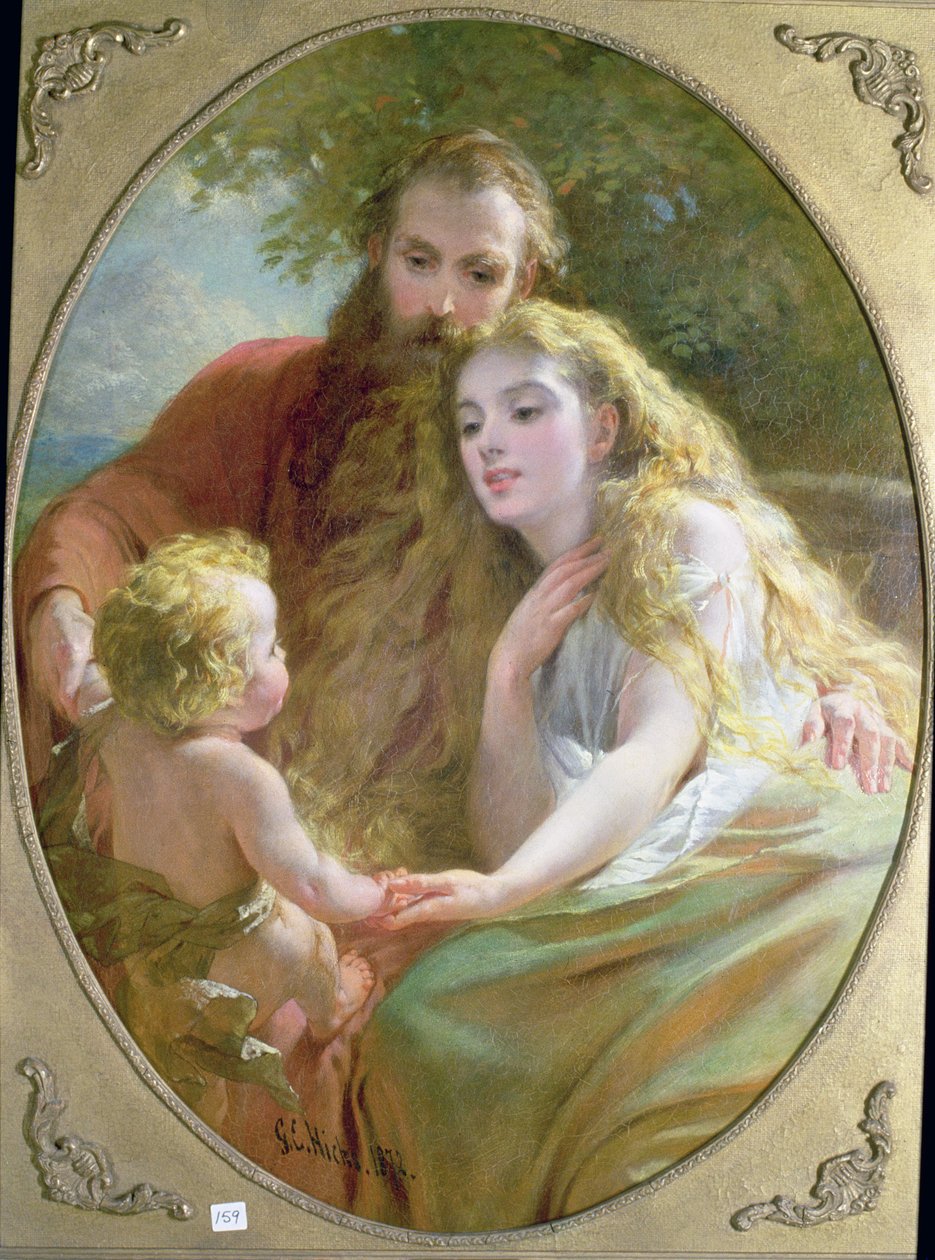 Vanhemmuus, 1872 tekijältä George Elgar Hicks
