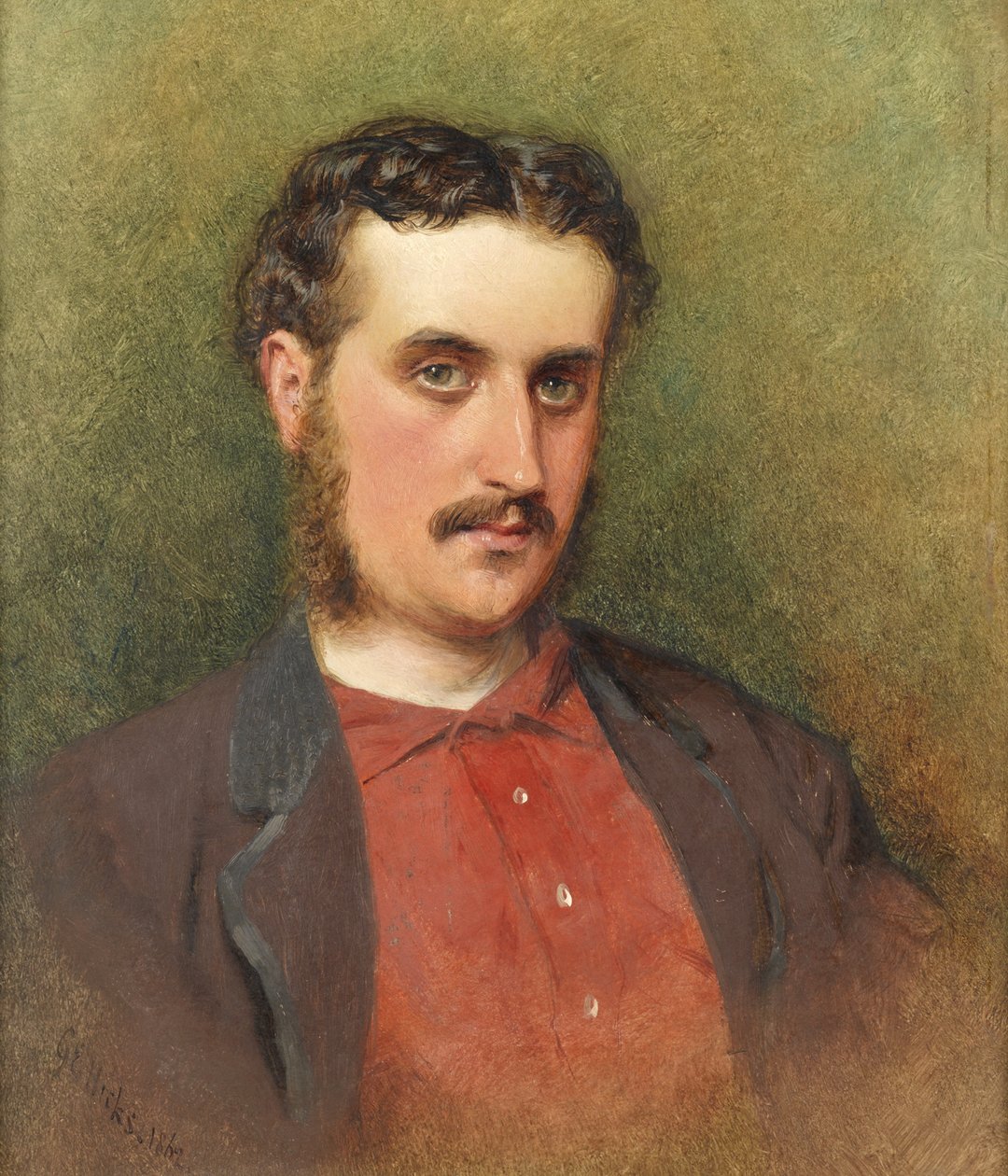 Omakuva, 1862 tekijältä George Elgar Hicks