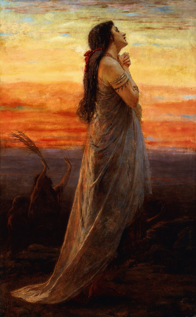 Jeftan tyttären valitus, 1871 tekijältä George Elgar Hicks