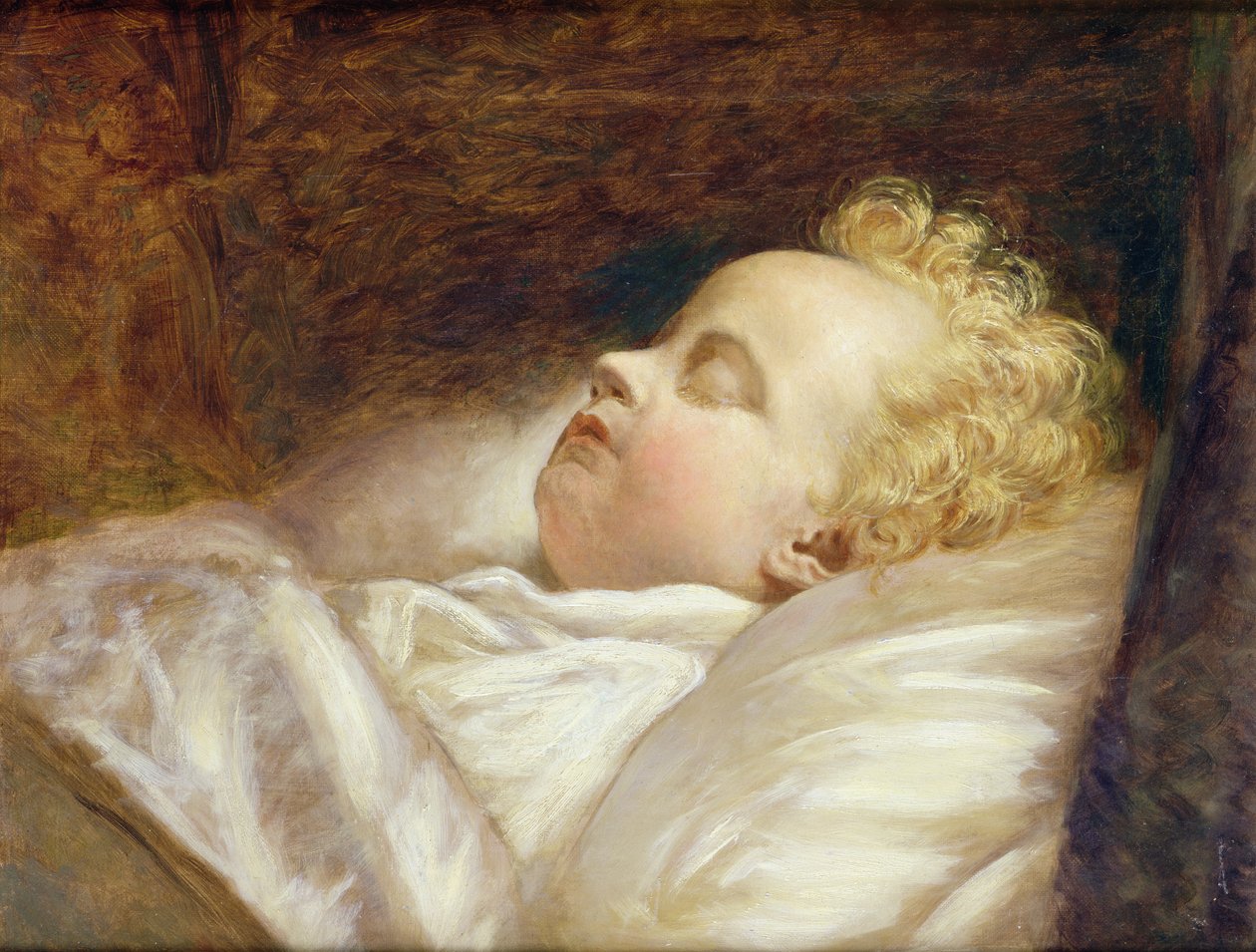 Nuori Frederick nukkui viimein noin 1855 tekijältä George Elgar Hicks