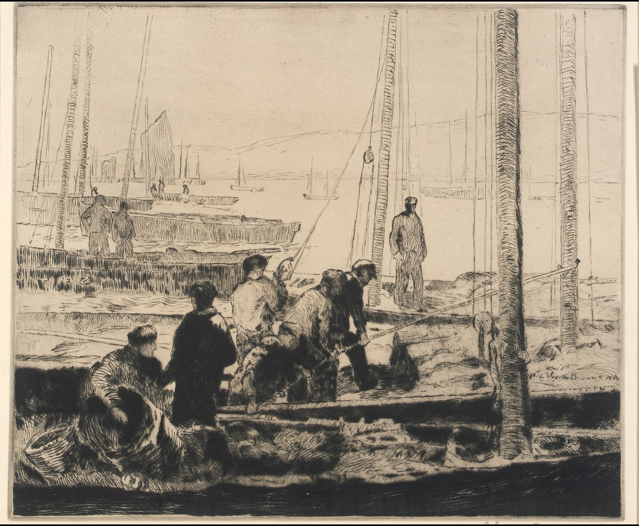 Sardiinilaivasto tekijältä George Elmer Browne