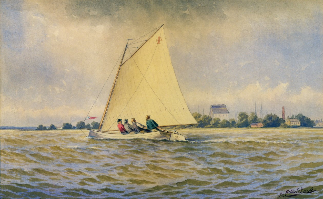 Tuck Up, 1887 (akvarelli paperille) tekijältä George Emerick Essig