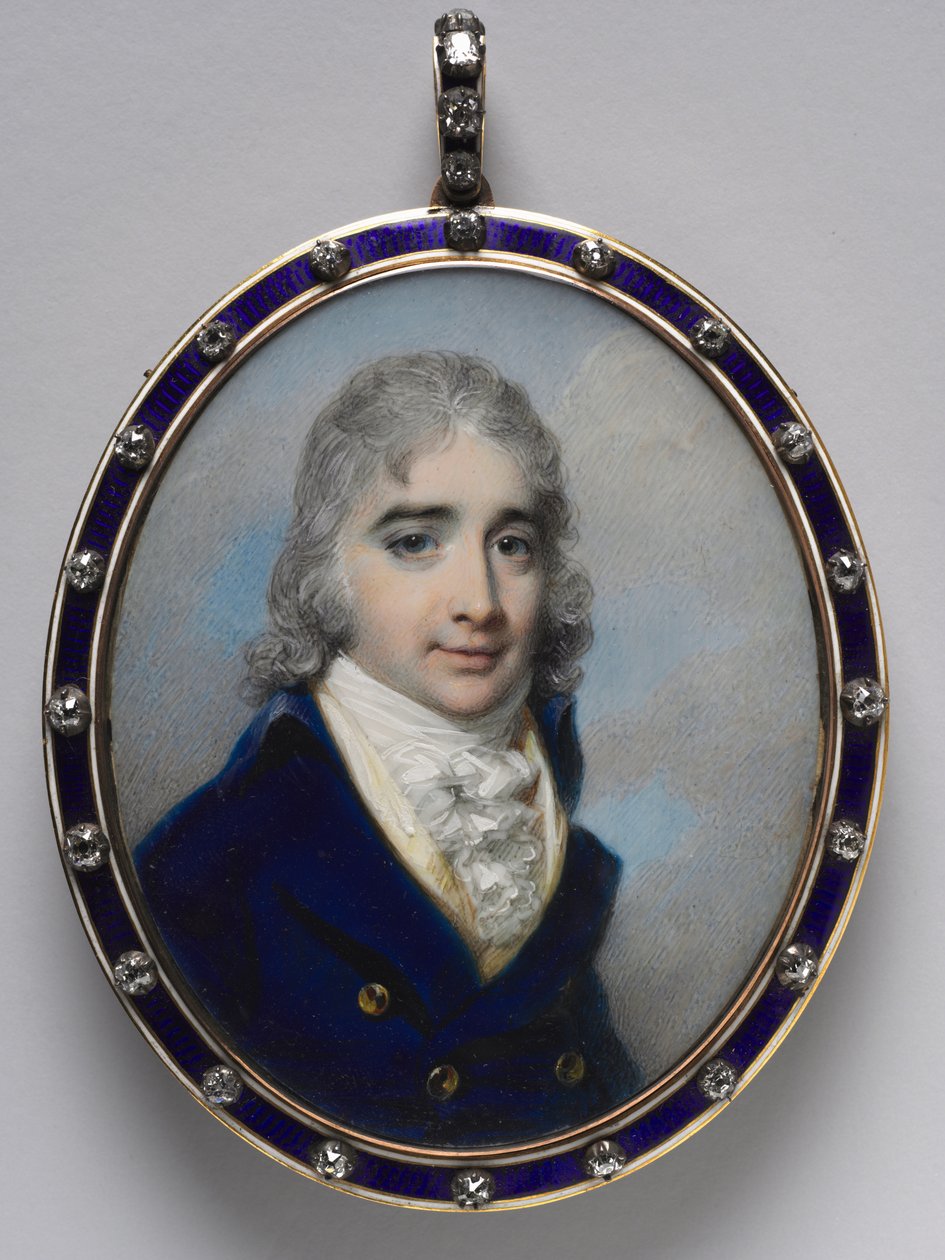 Miehen muotokuva, c. 1800. tekijältä George Engleheart
