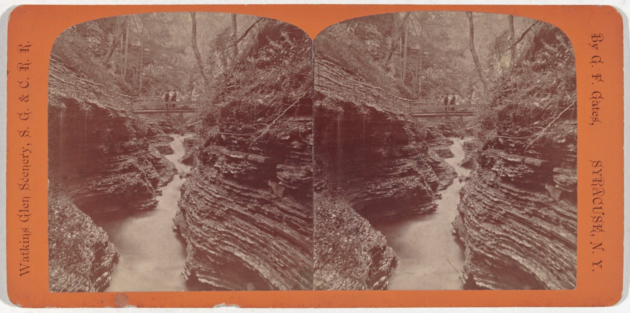 Watkins Glen -maisema, Shadow Gorge tekijältä George F. Gates