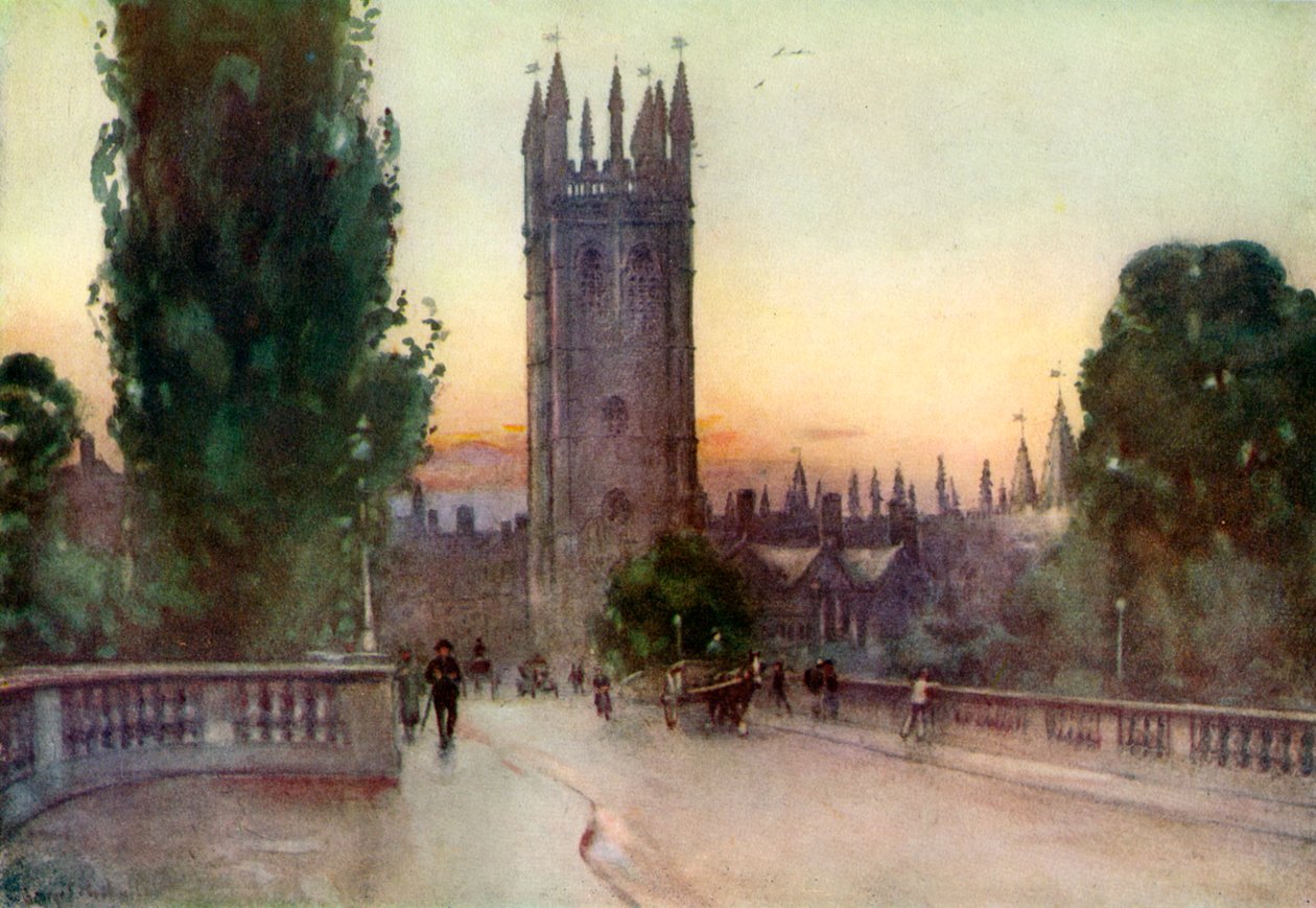 Magdalen-kellotorni, Oxford, Oxfordshire, 1924-1926 tekijältä George F Nicholls