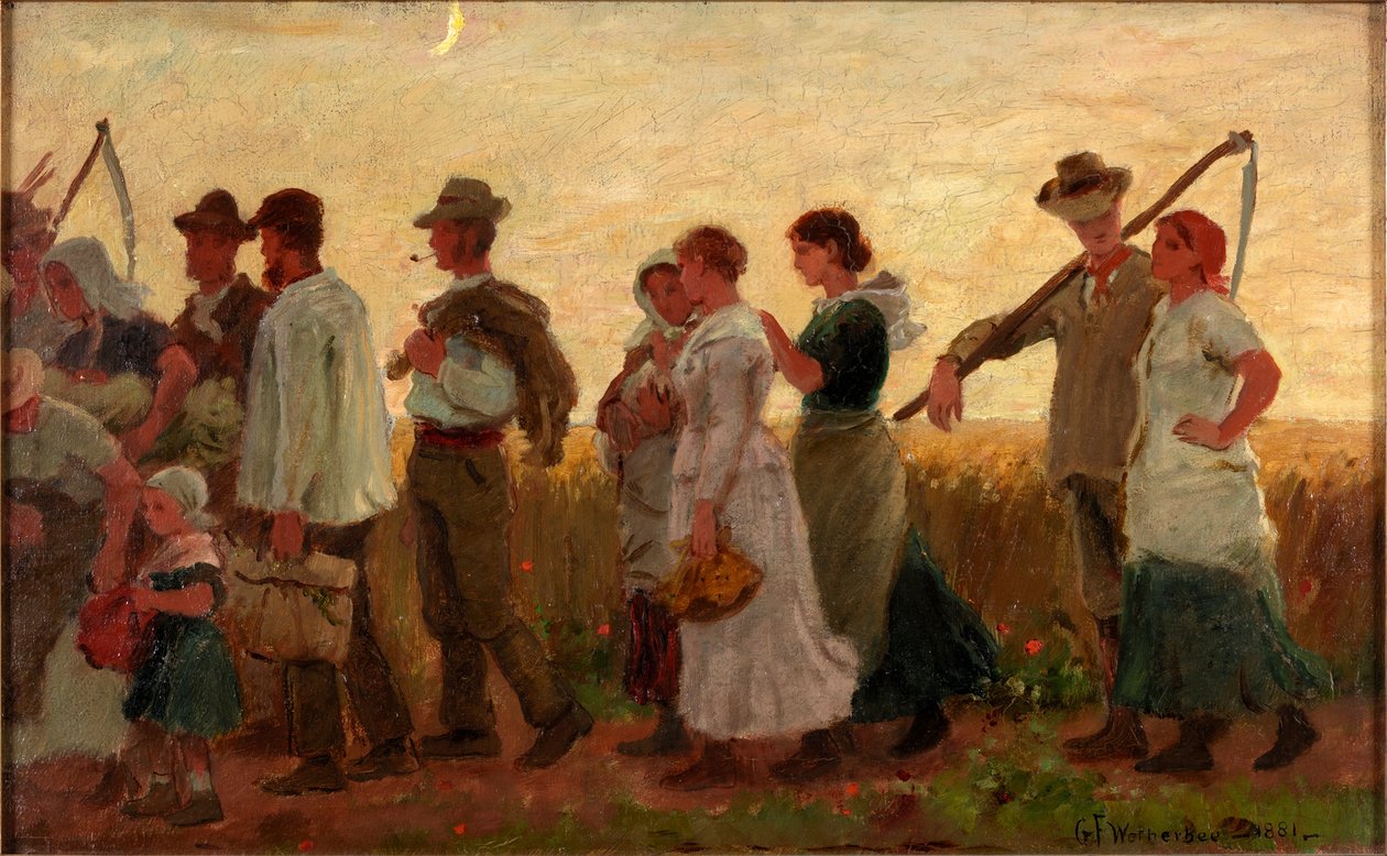 Sadonkorjuukuu, 1881 tekijältä George Faulkner Wetherbee