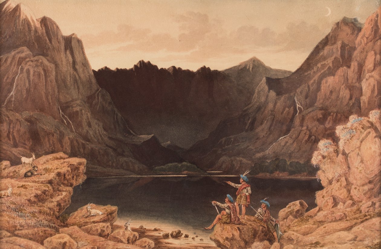 Loch Coruisk, Skyen saari tekijältä George Fennel Robson
