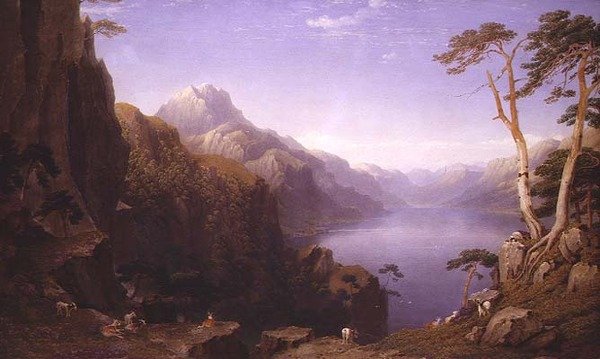 Loch Maree, Ross ja Cromarty tekijältä George Fennel Robson
