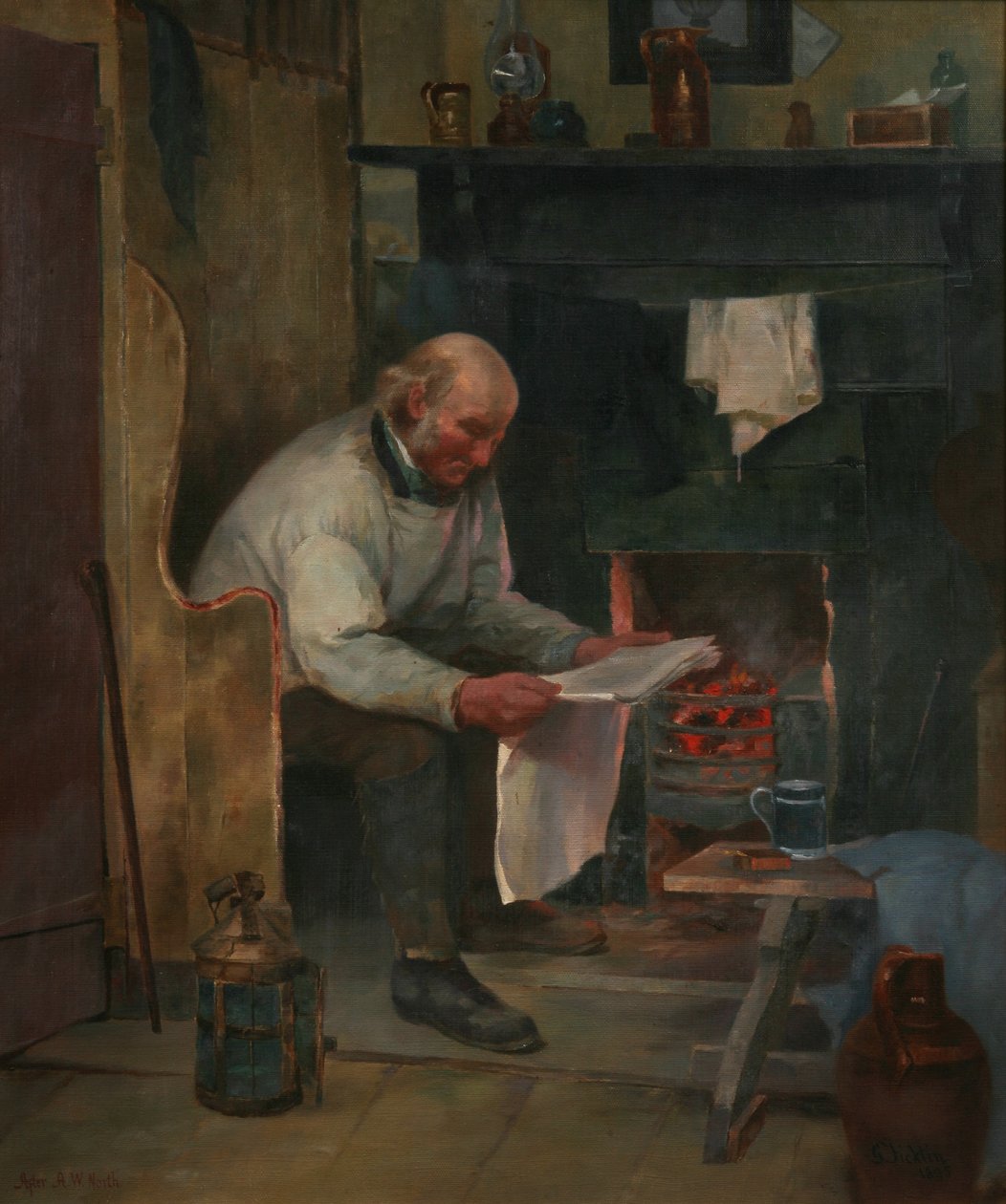 Tyytyväisyys, 1895 tekijältä George Ficklin