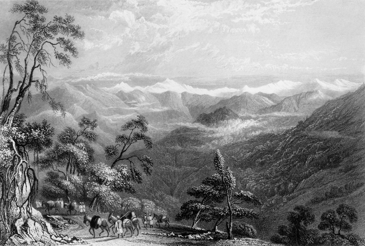 "Snowy Range, Landourista", 1838. tekijältä George Francis White