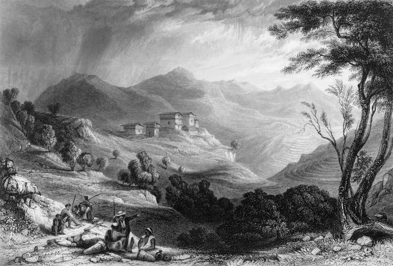 "Narin kylä", 1838. tekijältä George Francis White