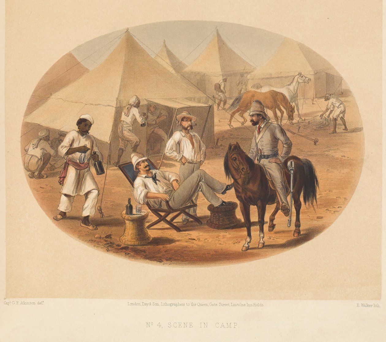 Leirikohtaus, Intian kapina, 1857-1858 noin tekijältä George Francklin Atkinson