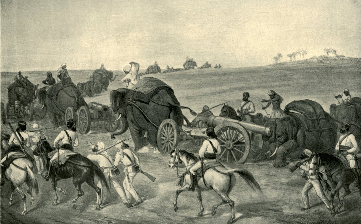 The Advance of the Siege Train Delhi, 1857, 1901. tekijältä George Francklin Atkinson