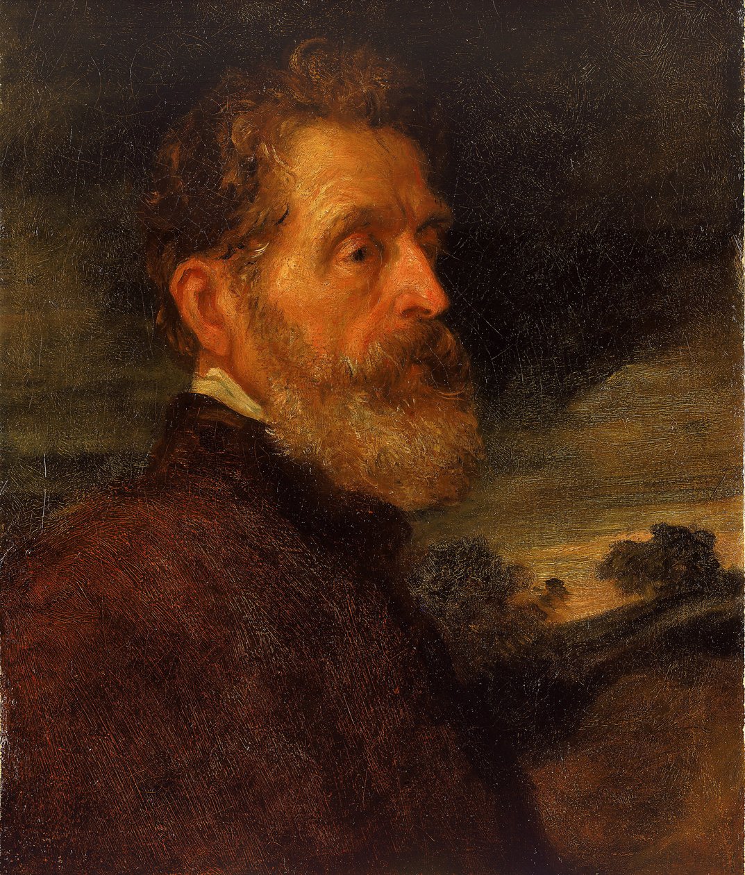 Amiraali Henry John Chetwyndin muotokuva tekijältä George Frederic Watts