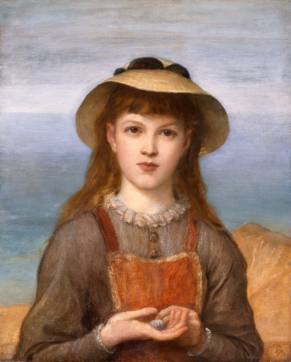 Tutkimus: Tytön pää tekijältä George Frederic Watts