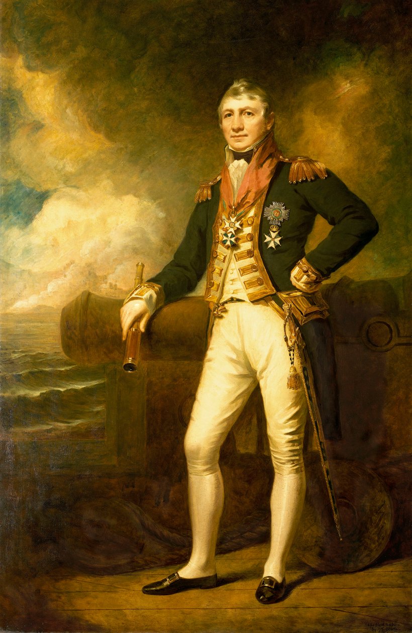 Amiraali Sir David Milne (1763-1845) tekijältä George Frederick Clarke