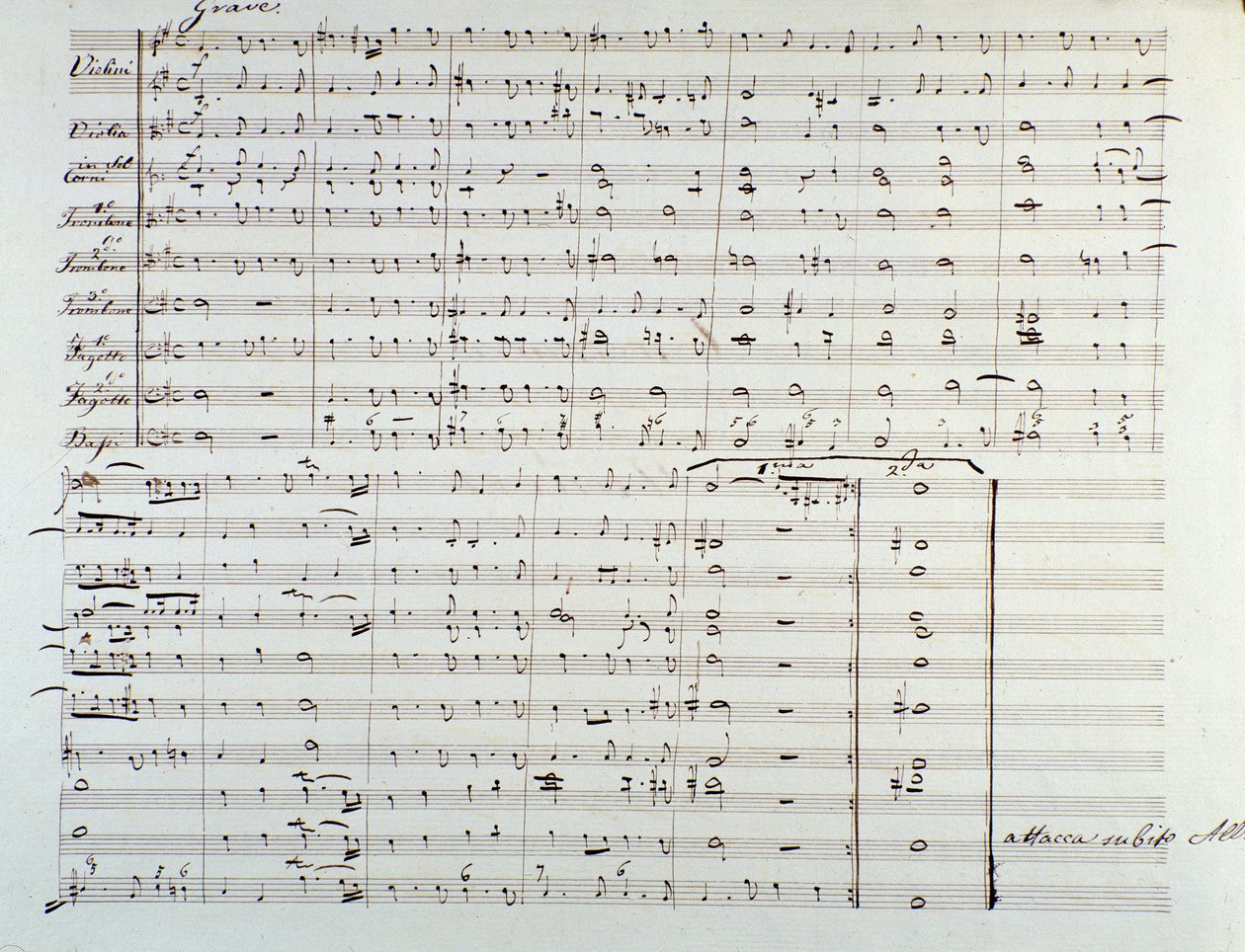 Englanninkielisen saksalaisen säveltäjän George Frederick Händelin (Georg Friedrich Handel) partituurin "The Messias" (Messias) avaussivu tekijältä George Frederick Handel