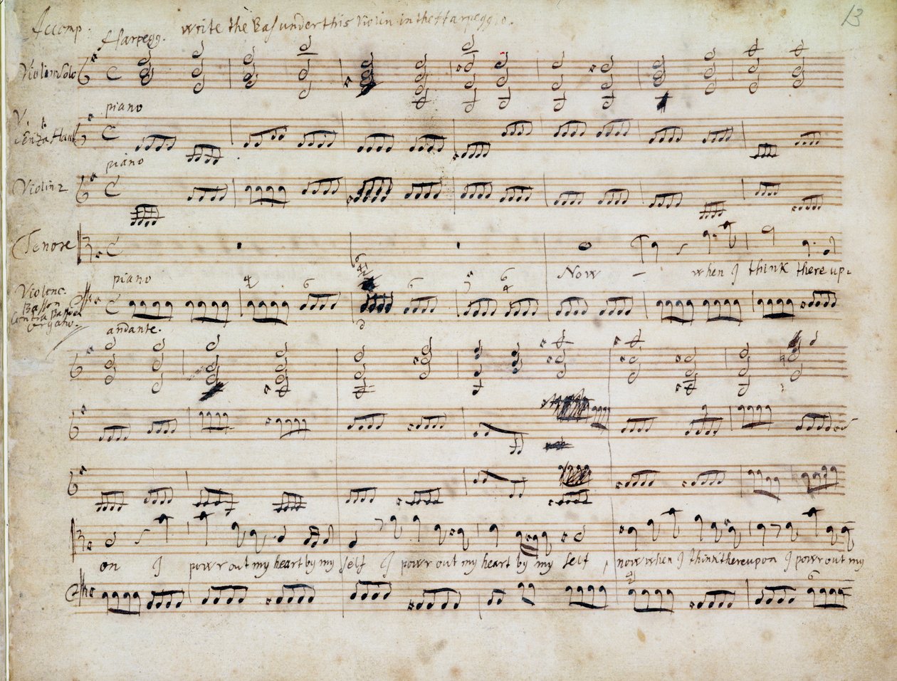 Tenori Aria, "Nyt kun ajattelen sitä..." Händelin Chandos Anthemsista tekijältä George Frederick Handel