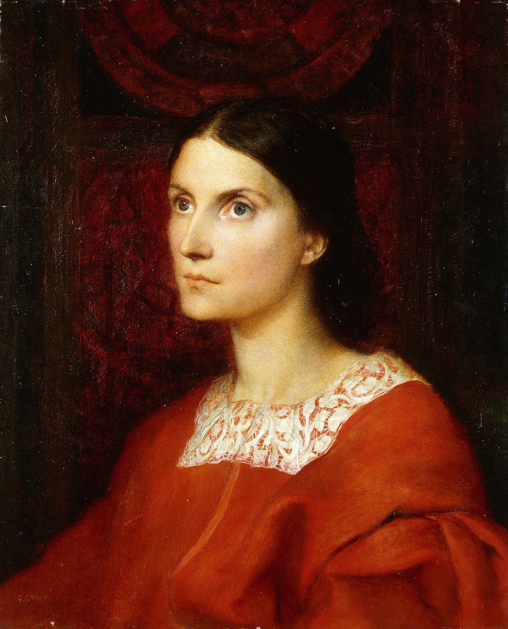 Lady Wolvertonin muotokuva, s. Georgina Tufnell, tekijältä George Frederick Watts
