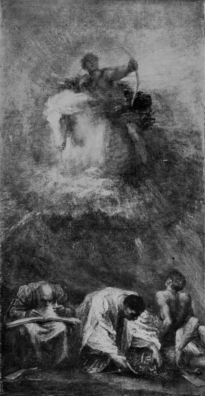 Progress, c1888, 1917 tekijältä George Frederick Watts