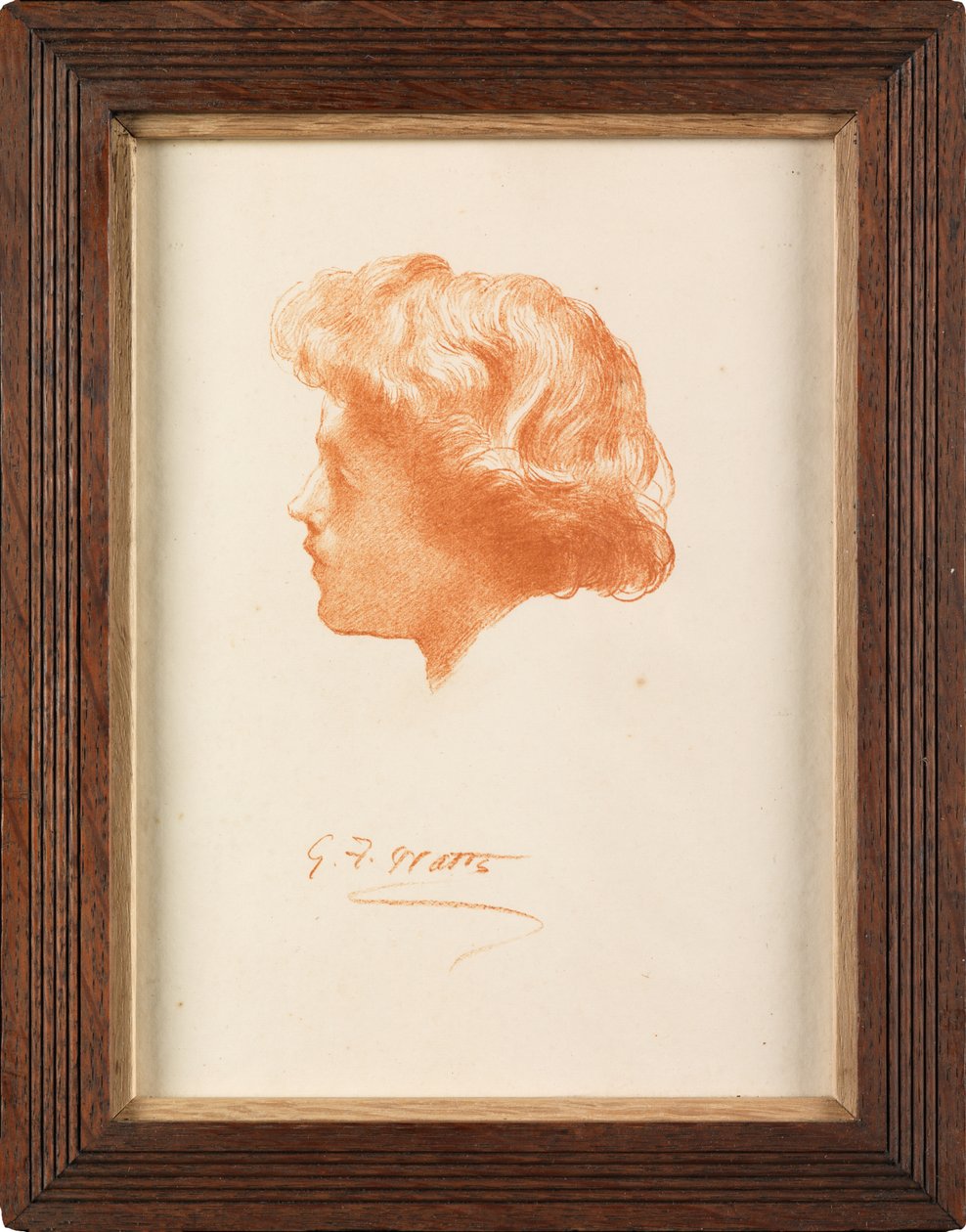 Tutkimus Sir Galahadin johtajalle (syväpaino) tekijältä George Frederick Watts