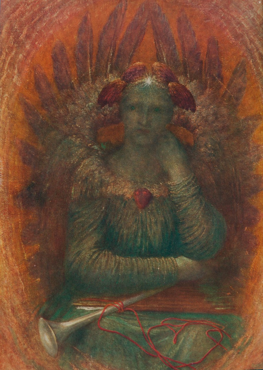 The Dweller in Innermost, n. 1885, 1912 tekijältä George Frederick Watts