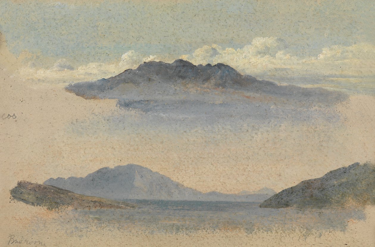 Kosin saari (öljy paperille) tekijältä George Frederick Watts