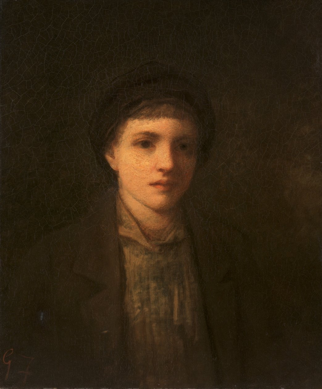 Pojan pää, ennen vuotta 1885. tekijältä George Fuller